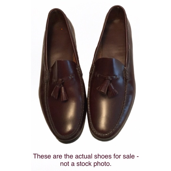 Men’s Dexter Handsewn Leather Shoes in Oxblood Colour, 11 Wide - Picture 2 of 12